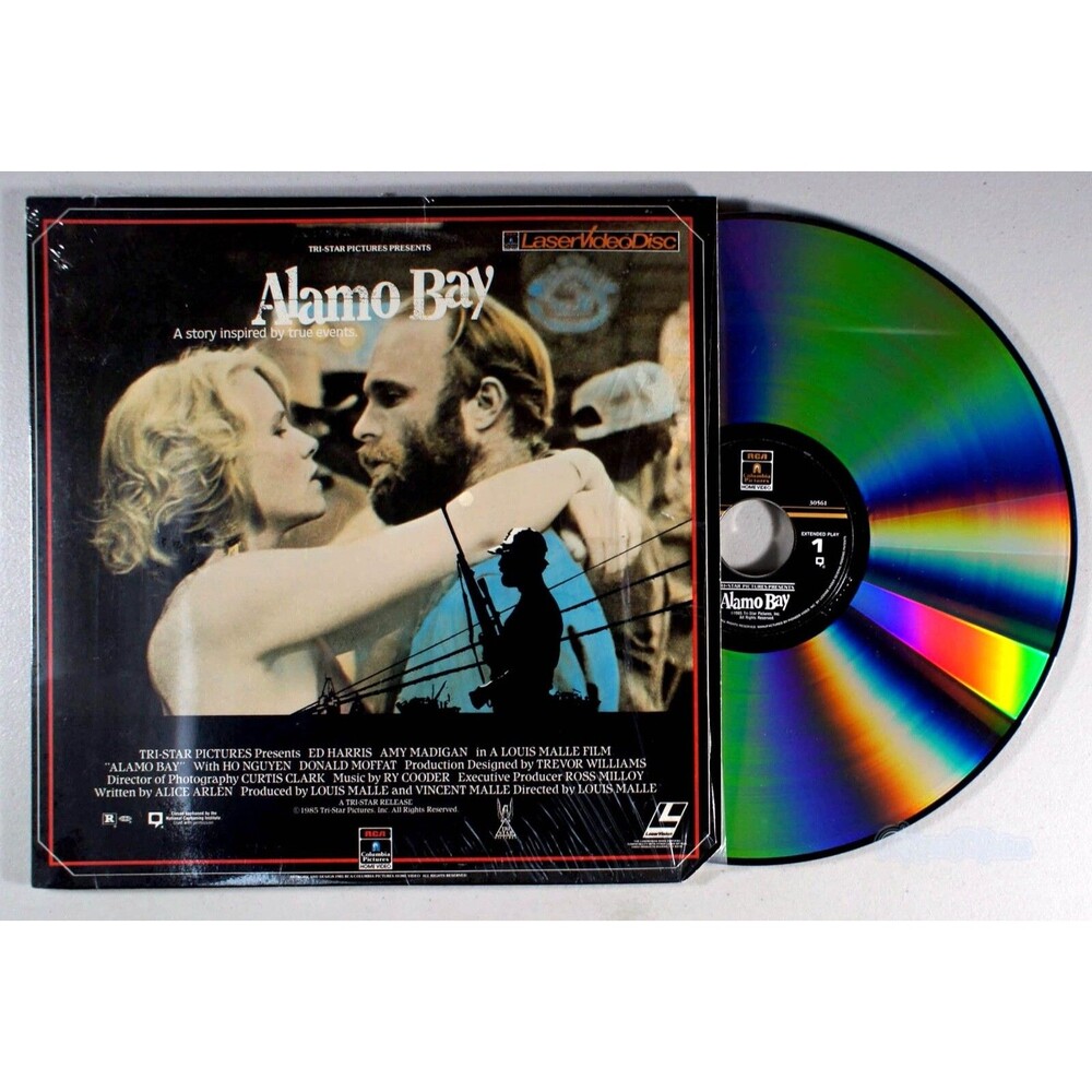 Alamo Bay (LaserDisc 1985) • Ed Harris, Amy Madigan, Tri-Star Film Movie